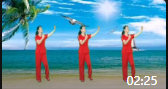 辣妈广场舞《月亮弯弯在天边》广场舞教学视