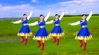 玫香广场舞《想西藏》正面附教学初学者广场