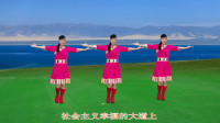 简单易学的广场舞瘦腰减肥操《北京的金山上