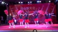 简单易学的广场舞瘦腰减肥操《扇子舞表演》