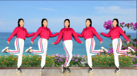 红豆广场舞《桃花朵朵开》网络火爆歌曲 附
