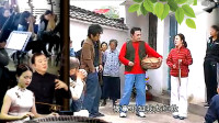 安徽庐剧《二呆瓜老婆唱门歌》张生与小红娘