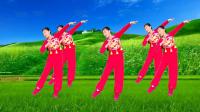 玫香广场舞《响沙千里一壶酒》正背面演示附