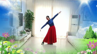 广场舞《月光照无眠》唯美形体舞 正背面演