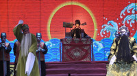 秦腔《打镇台》剧团演员唱腔吐字清晰 表演