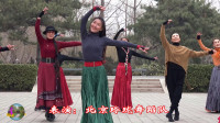 玲珑广场舞《雪莲》小红领舞 婀娜多姿 像极