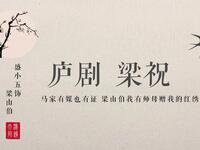 庐剧《梁山伯与祝英台》山伯闯帘