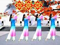 广场舞《梅花赋》旋律动感好听 舞步优美大