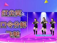 广场舞教学《红尘笑》口令分解慢动作一步一