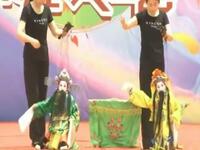 陕西合阳县秦腔木偶戏《辕门二帐》