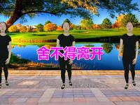 广场舞《舍不得离开》优美舞步醉人好看