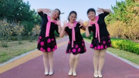 烟台梅英广场舞《来跳舞》正面演示