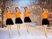 广场舞《雪花寄满我的爱》动听好看美极了