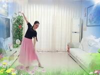 淡淡幽香广场舞《秋风吹落一滴泪》中三舞