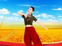 糖豆广场舞课堂《呼儿嘿哟》舞姿一流太美了下载