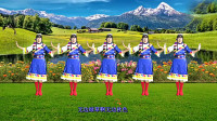 三友矿山广场舞《一朵云在蓝天飘过》民族风