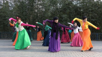 紫竹院广场舞《吉祥藏历年》杜老师领舞 动