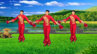 广场舞《爷爷奶奶和我们》舞步简单好看又好