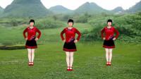 广场舞《情难断》附分解教学和背面展示