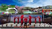 谷香英子广场舞《霸王别姬》响扇起舞 轻盈