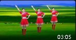 草原风情广场舞《相约草原》动感大气正面演