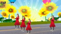 广场舞《野花香》动感带劲 简单好看