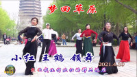玲珑广场舞《梦回草原》小红王鹤领舞梦璇亚