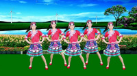 广场舞《山水家乡美》精彩时尚简单大气附教