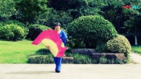 荣溶广场舞 《我的祖国 扇舞》 编舞阿中中 