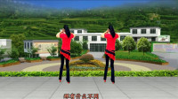 广场舞《再度重相逢》背面演示附动作分解
