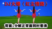 新版唯美广场舞《红尘情路》背面附教学