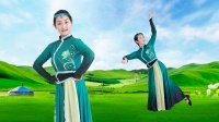 糖豆广场舞课堂《两座山》优美的蒙古舞教学下载