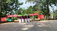 广场舞《牡丹花与放羊娃》新浦公园紫金花木