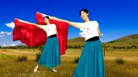 阿采广场舞《和谐中国》扇子舞教学简单大气下载