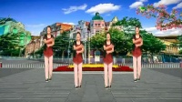富平百合广场舞《不愿红尘错过你》
