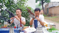 唢呐牛人演奏歌曲《九妹》笛音劲爆