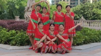 泽春广场舞《玫瑰花开》团队表演