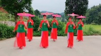 广场舞《雨中》三十二步古典伞舞