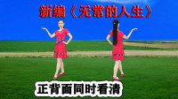 DJ流行广场舞《无常的人生》正背面同镜