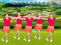 广场舞《故乡月儿圆》欢快动听简单好看附教