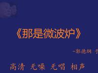 那是微波炉