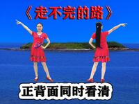 DJ流行广场舞《走不完的路》精简版正背面