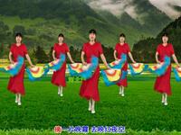 广场舞扇子舞《中国红》动感豪迈大气优美