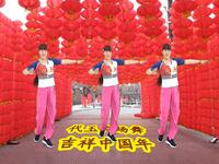 广场舞《吉祥中国年》欢欢喜喜过新年 欢快