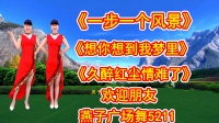 广场舞串烧《想你想到我梦里》《一步一个风