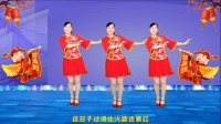 玫香广场舞《财神爷到家中》正背面附教学