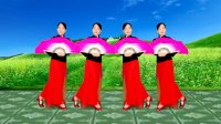 广场舞《九月重阳想爹娘》优美扇子舞 正面