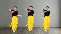 支英广场舞《牧马情歌》弹力64步动作优美太