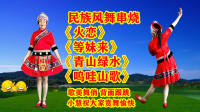 小慧广场舞串烧《火恋》《等妹来》《青山绿
