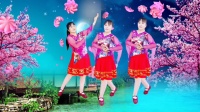 舞动青春广场舞《妹比桃花还好看》网红流行